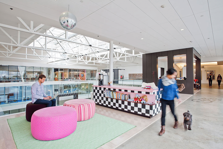Sơn hiệu ứng Waldo-Thiết kế văn phòng nổi bật-Văn phòng làm việc Airbnb 