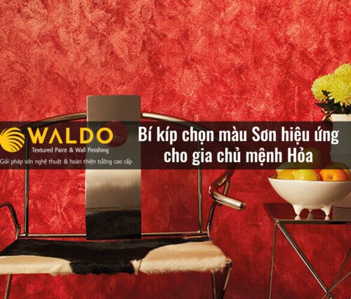Bí kíp chọn màu Sơn hiệu ứng cho gia chủ mệnh Hỏa