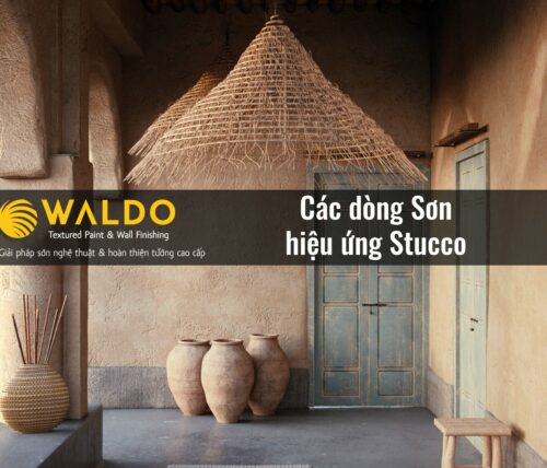 Các dòng sơn hiệu ứng Stucco