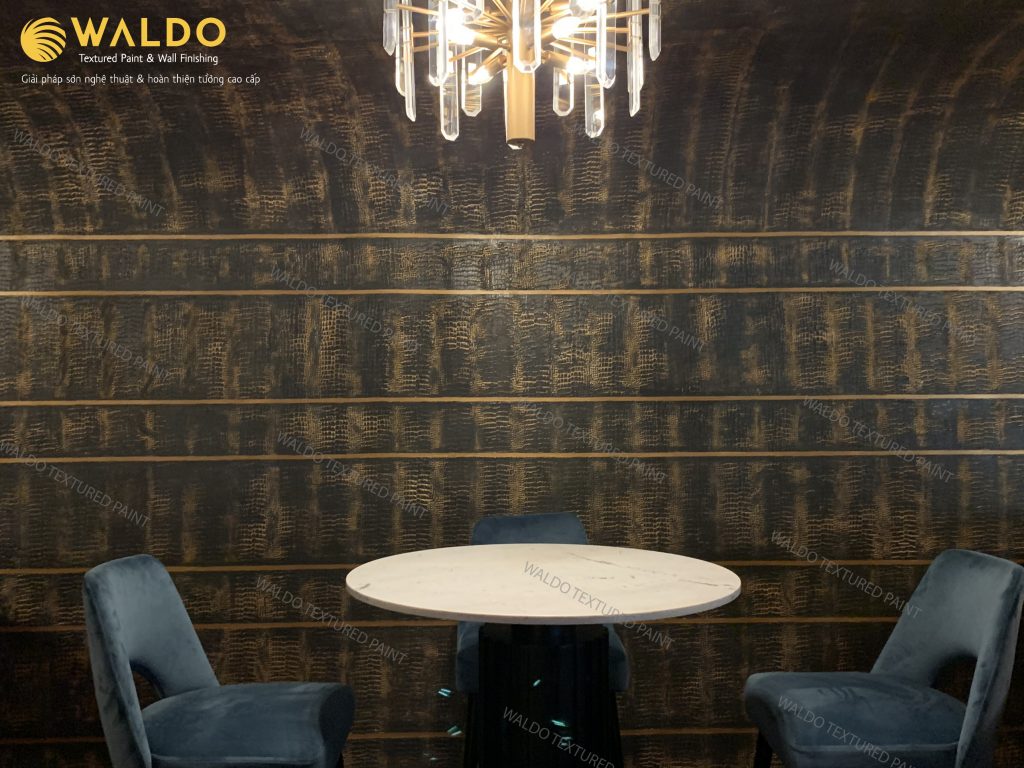 Sơn hiệu ứng Waldo-sơn hiệu ứng thi công cho công trình Embassy Lounge