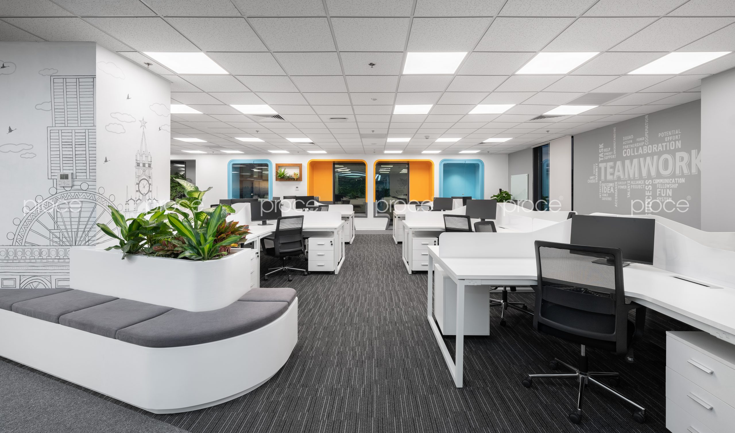 Văn phòng phong cách vui nhộn có nội thất thiết kế độc đáo
Nguồn: Google