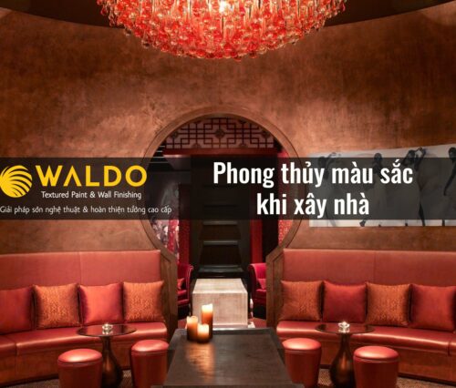 Phong thủy màu sắc khi xây nhà