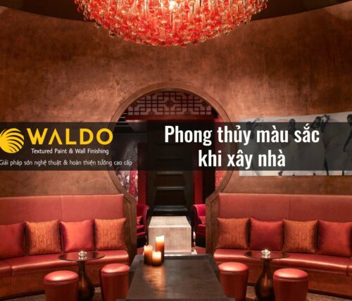 Phong thủy màu sắc khi xây nhà