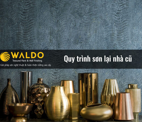 Quy trình sơn lại nhà cũ