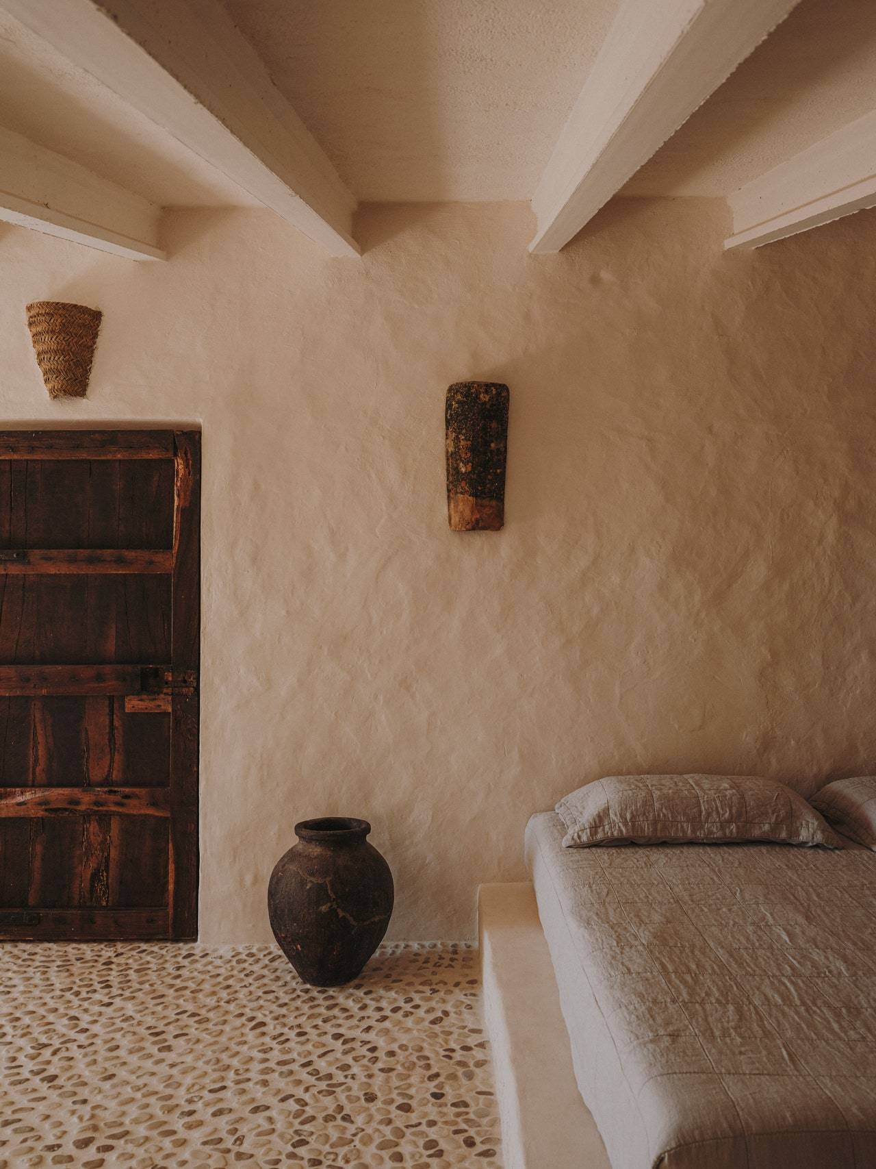 Sơn hiệu ứng Stucco phù hợp cho cả không gian tối giản nhẹ nhàng và tinh tế.
Nguồn: Pinterest