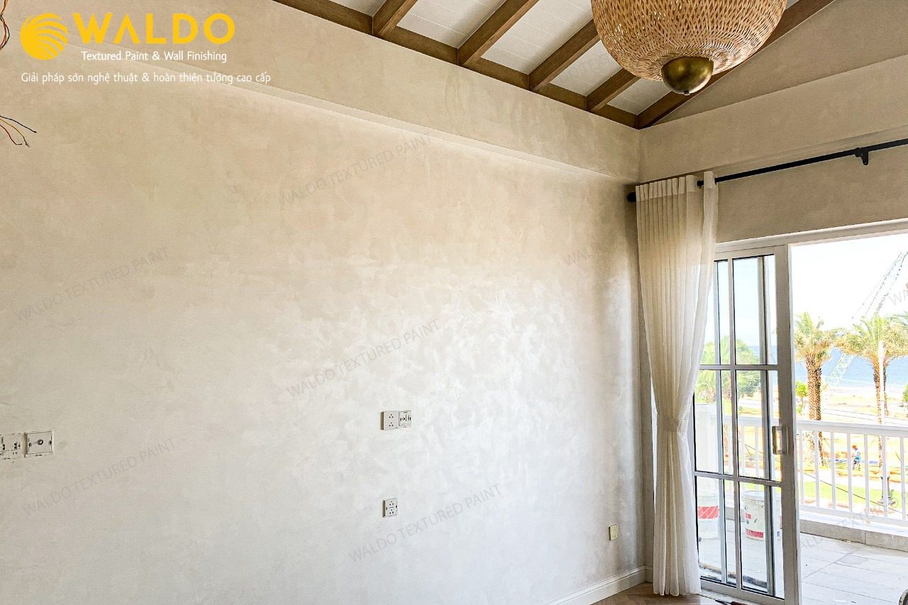 Sơn hiệu ứng Waldo - Hình ảnh Dự án nhà mẫu Nova World Hồ Tràm