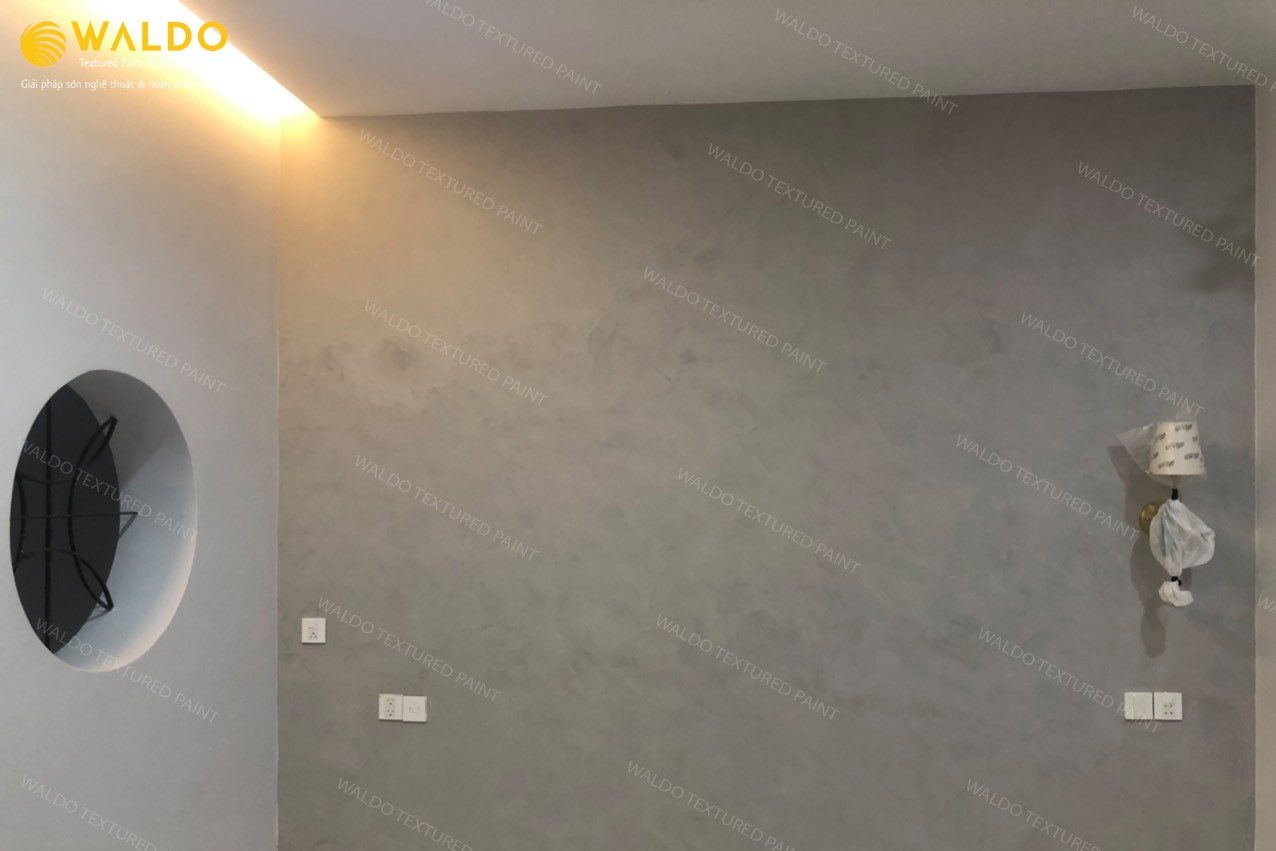 Sơn hiệu ứng Waldo - Nhà phố Bình Tân như được khoác lên vẻ đẹp khác lạ nhờ Sơn hiệu ứng Waldo