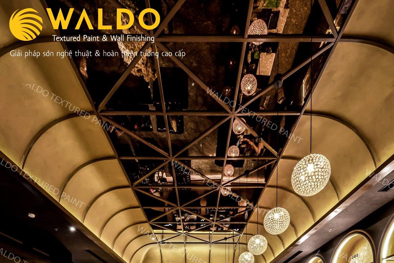 Sơn hiệu ứng Waldo biến tấu không gian The Saigon Casa thêm phần nổi bật và sang trọng