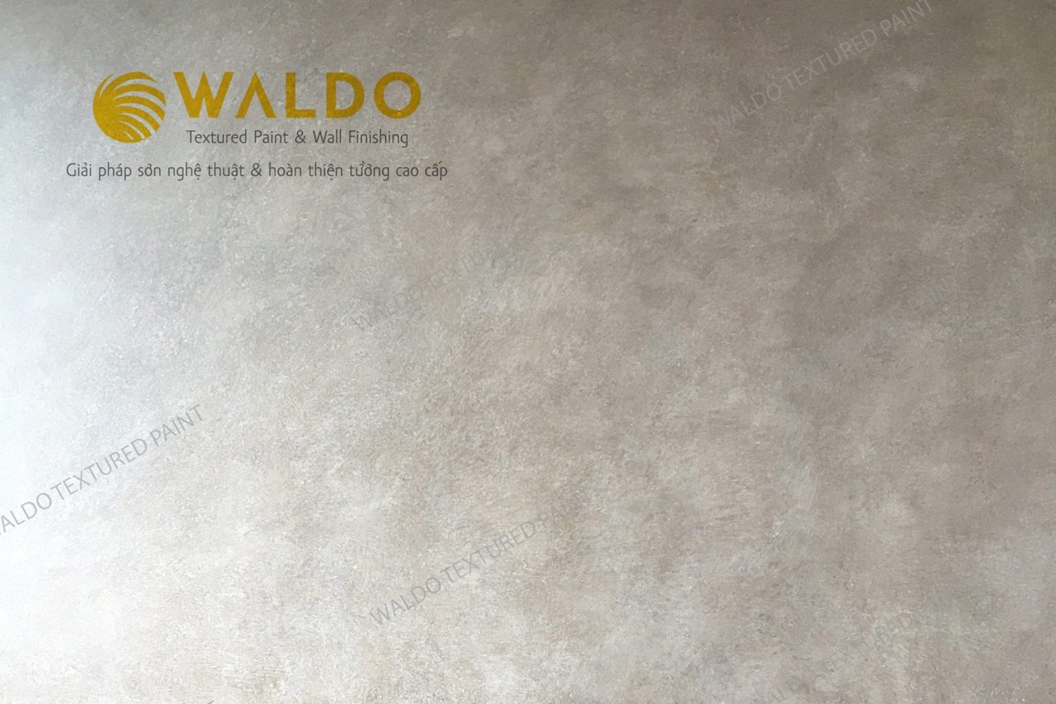 Sơn hiệu ứng Waldo tạo được hiệu ứng ngẫu nhiên giúp không gian Riviera Pont Quận 7