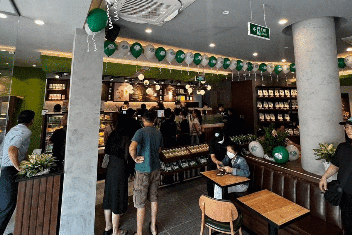 Top 10+ Quán cafe view đẹp sử dụng sơn hiệu ứng