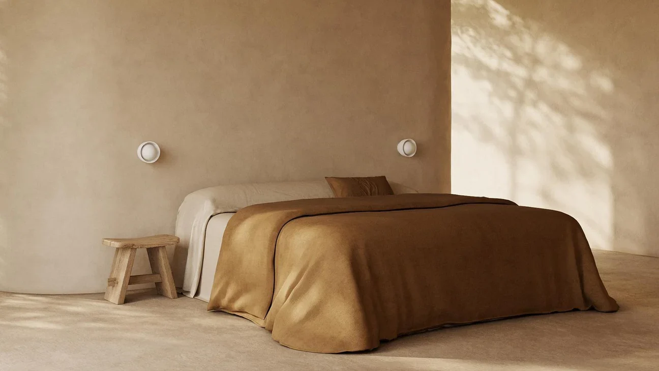 Sơn hiệu ứng giả cổ tạo cảm giác không gian phòng ngủ có chiều sâu hơn 
Nguồn: Pinterest