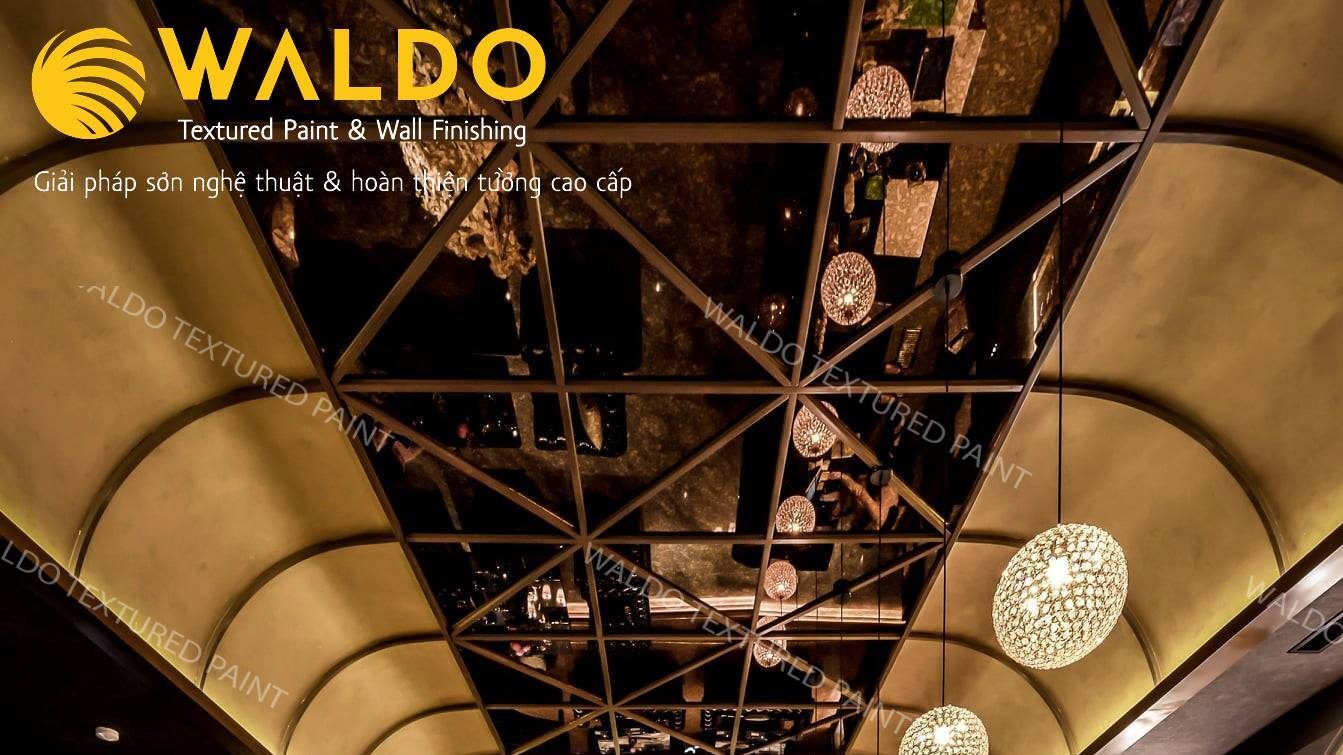 Sơn hiệu ứng Waldo biến tấu không gian The Saigon Casa thêm phần nổi bật và sang trọng