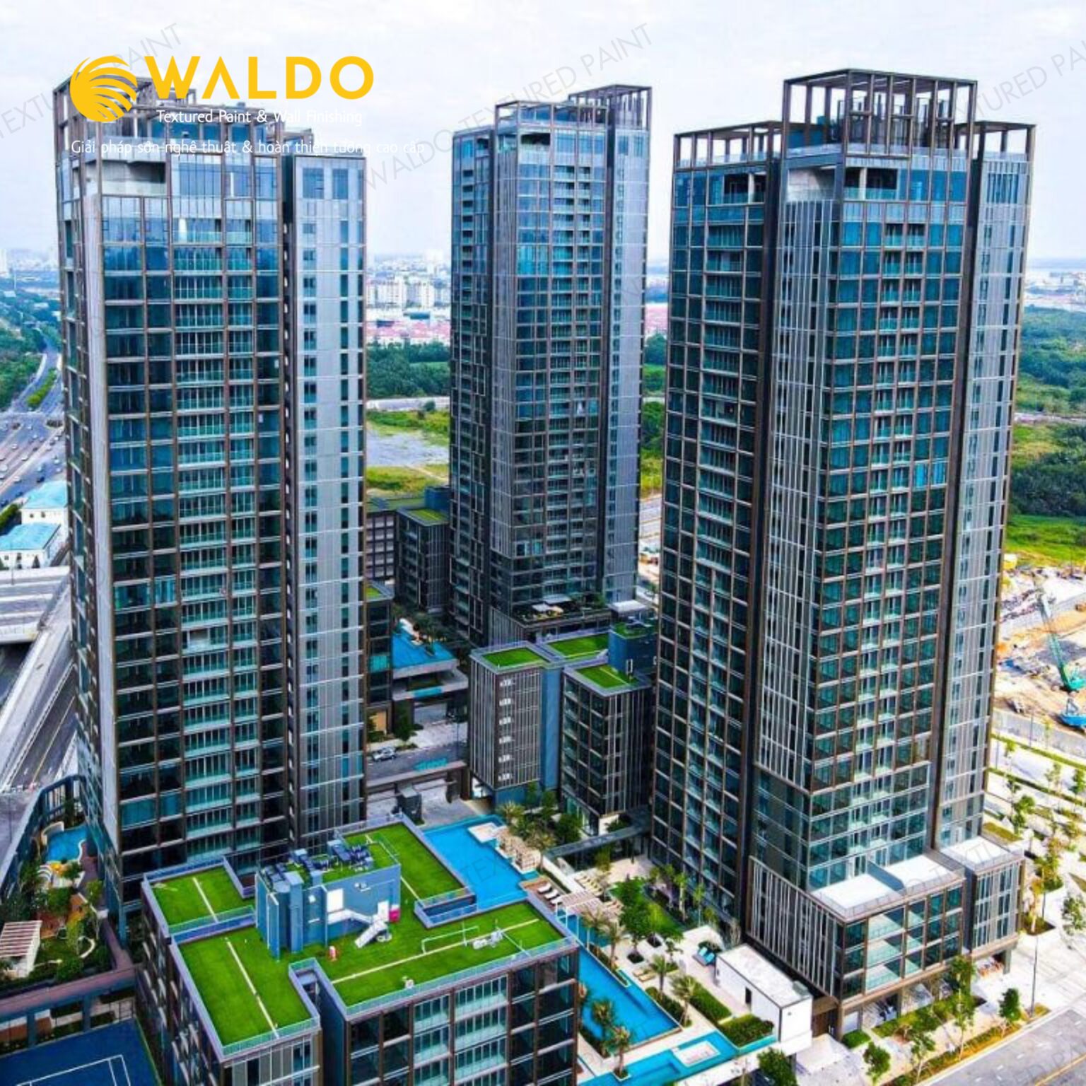 SƠN HIỆU ỨNG WALDO - VĂN PHÒNG TẠI AB TOWER